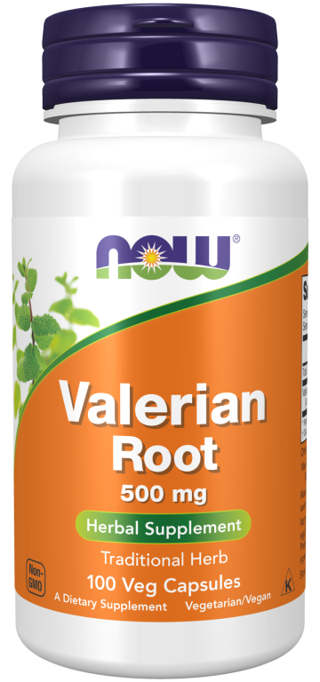 Valerian Root 500 mg Veg Capsules Bottle Front