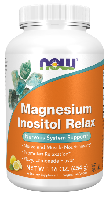 Magnesium Inositol Relax Powder - 16 oz. Bottle Front
