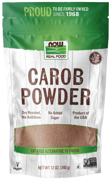 Carob Powder - 12 oz. Bag Front