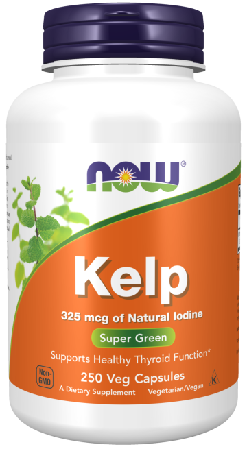 Kelp 325 mcg - 250 Veg Capsules Bottle Front