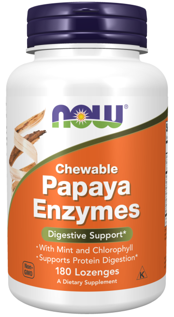 Papaya Enzyme - 180 Lozenges Bottle Front