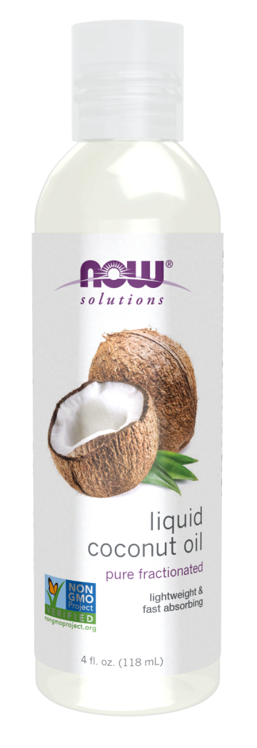 Liquid Coconut Oil - 4 fl. oz. Bottle Front