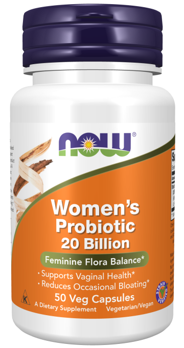 Women's Probiotic 20 Billion - 50 Veg Capsules Bottle Front