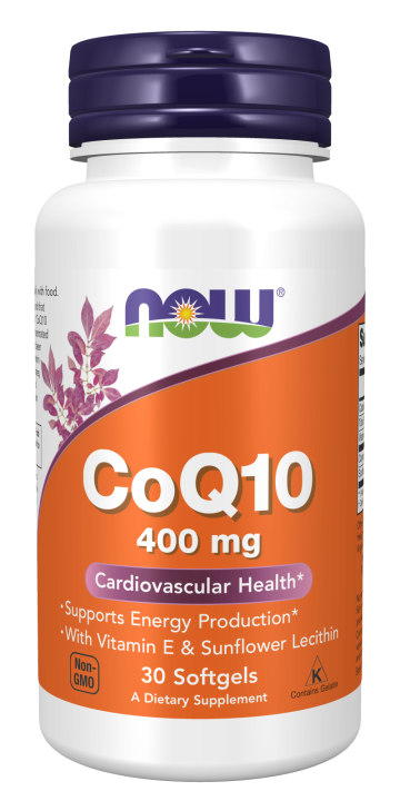 CoQ10 400 mg - 30 Softgels Bottle Front