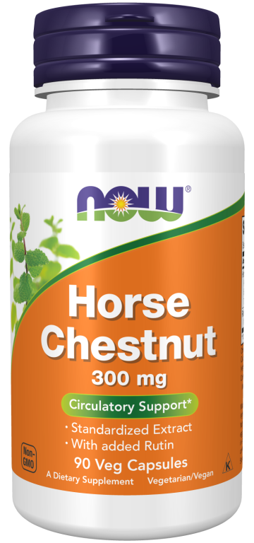 Horse Chestnut 300 mg - 90 Veg Capsules Bottle Front