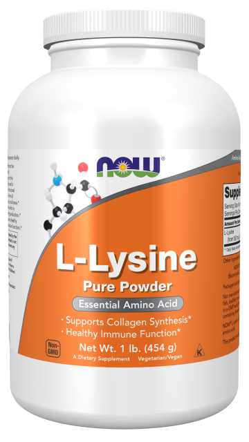L-Lysine Powder - 1 lb. Bottle Front