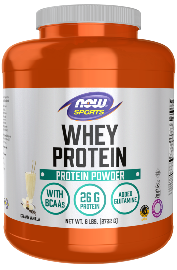  Whey Protein, Creamy Vanilla Powder - 6 lbs. Bottle Front