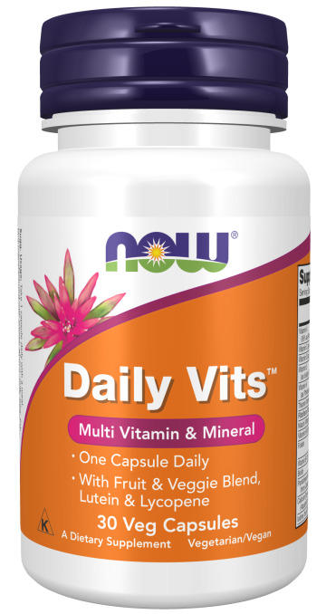 Daily Vits™ - 30 Veg Capsules Bottle Front