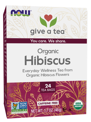 Organically Hip Hibiscus™ Tea - 24 Tea Bags Box Front