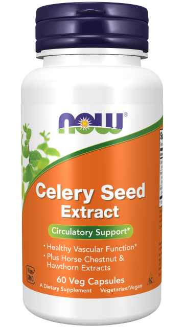 Celery Seed Extract - 60 Veg Capsules Bottle Front