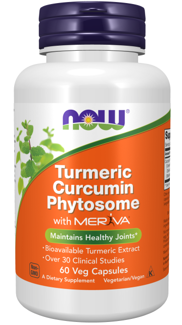 Turmeric Curcumin Phytosome - 60 Veg Capsules Bottle Front
