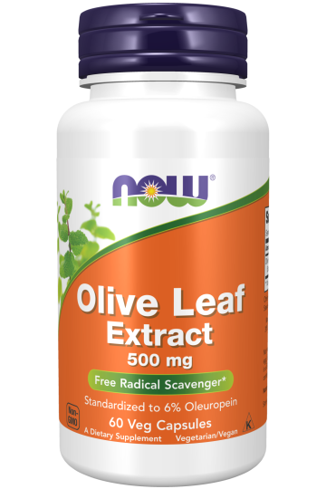 Olive Leaf Extract 500 mg - 60 Veg Capsules Bottle Front