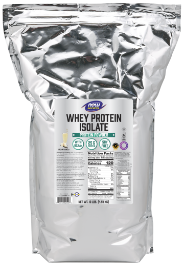 Whey Protein Isolate, Creamy Vanilla Powder - 10 Lbs. Bag