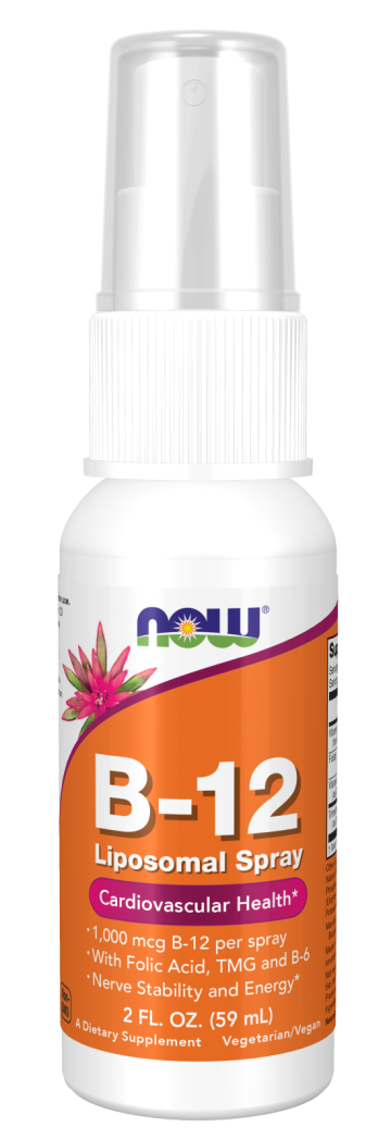 Vitamin B-12 Liposomal Spray - 2 fl. oz. Bottle Front