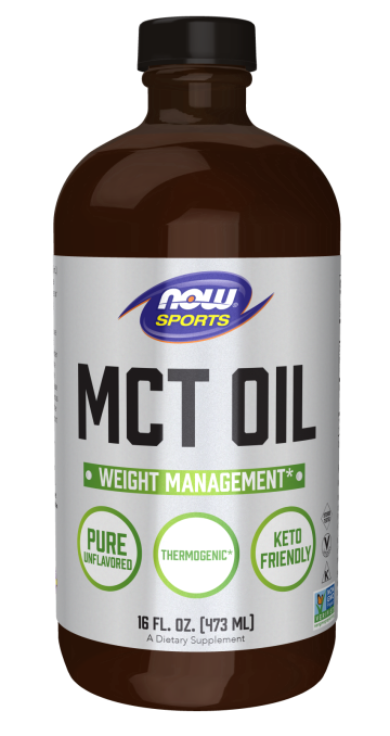 MCT Oil Liquid - 16 fl. oz. Bottle Front