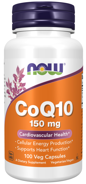 CoQ10 150 mg - 100 Veg Capsules Bottle Front 