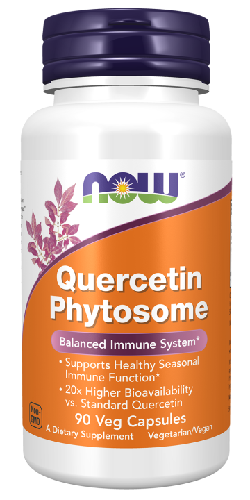 Quercetin Phytosome - 90 Veg Capsules Bottle Front