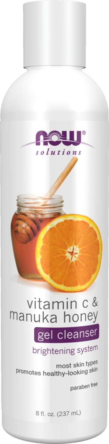 Vitamin C & Manuka Honey Gel Cleanser - 8 fl. oz. Bottle Front