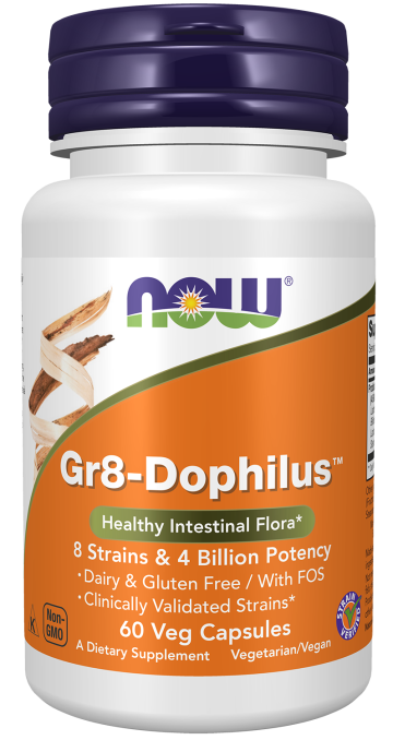 Gr8-Dophilus™ Veg Capsules Bottle Front
