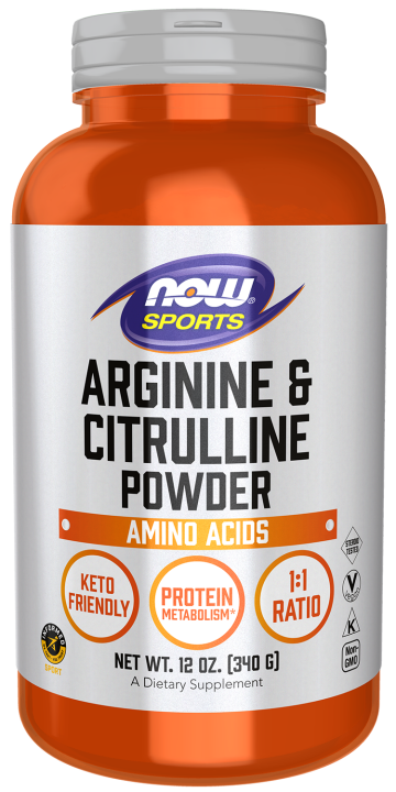 Arginine & Citrulline Powder - 12 oz. Bottle Front