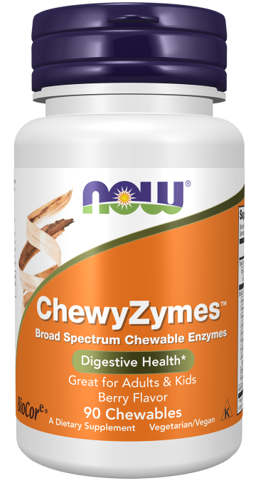 ChewyZymes - 90 Chewables Bottle Front