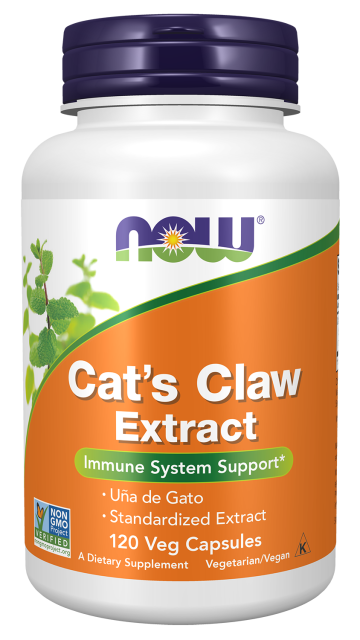 Cat's Claw Extract - 120 Veg Capsules Bottle Front