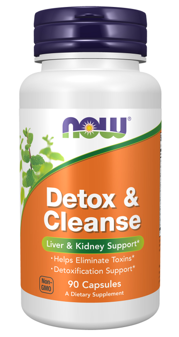 Detox & Cleanse - 90 Capsules Bottle Front