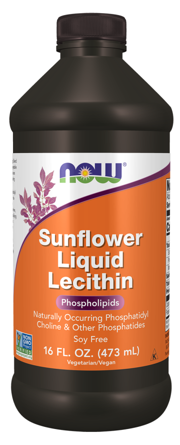 Sunflower Liquid Lecithin - 16 fl. oz. Bottle Front