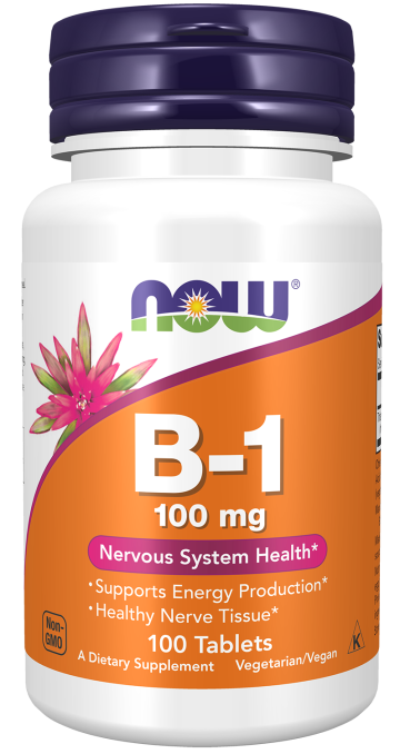 Vitamin B-1 100 mg - 100 Tablets Bottle Front