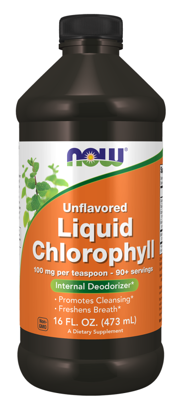 Chlorophyll, Unflavored Liquid - 16 fl. oz. Bottle Front