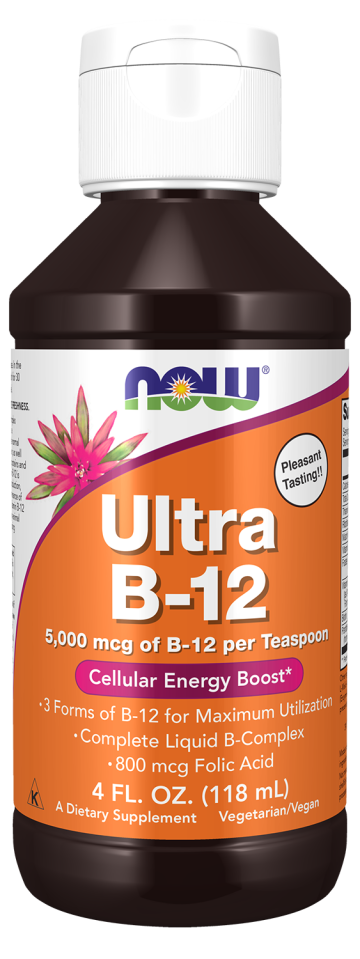 Ultra B-12 Liquid - 4 oz. Bottle Front