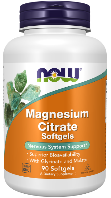 Magnesium Citrate - 90 Softgels Bottle Front