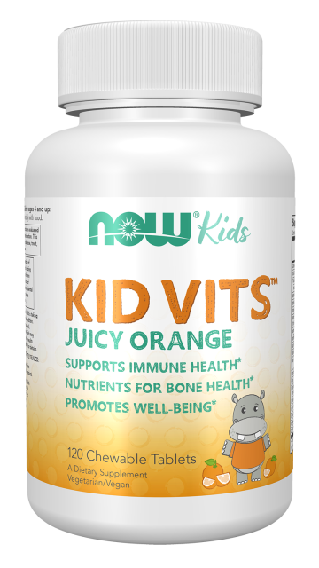 Kid Vits™ Juicy Orange - 120 Chewable Tablets Bottle Front