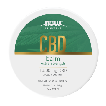 CBD, Extra Strength Balm - 3 oz. Jar Top