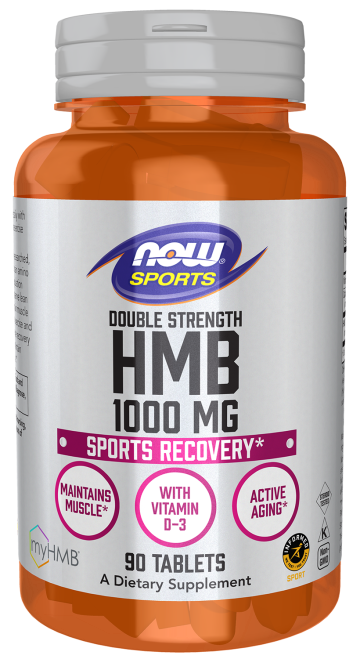 HMB, Double Strength 1000 mg - 90 Tablets Bottle Front