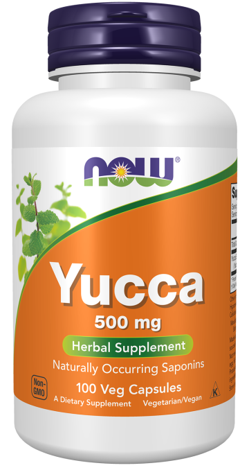 Yucca 500 mg - 100 Capsules Bottle Front