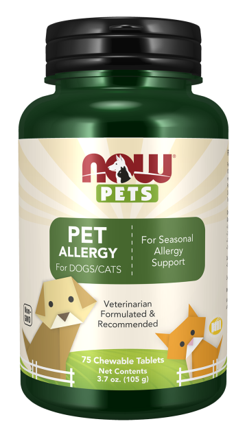 Pet Allergy Chewable Tablets Bottle Front