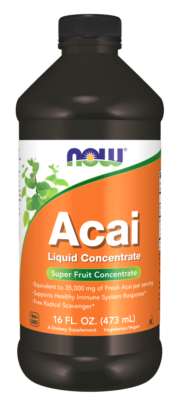Acai Liquid - 16 fl. oz. Bottle Front