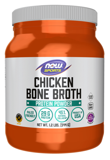 Bone Broth, Chicken Powder - 1.2 lbs. Bottle Front
