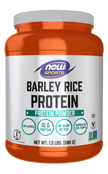 Barley Rice Protein Powder - 1.5 lbs. Bottle Front