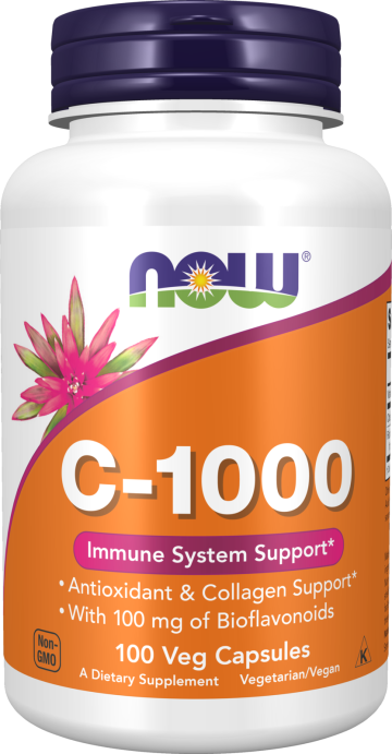 Vitamin C-1000 - 100 Veg Capsules Bottle Front