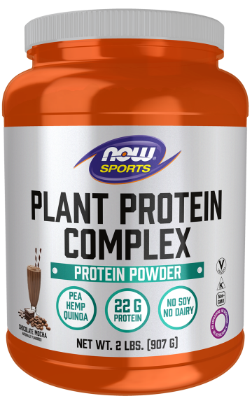 Plant Protein Complex, Chocolate Mocha Powder - 2 lbs. Bottle Front