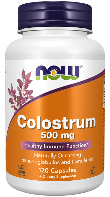 Colostrum 500 mg - 120 Veg Capsules Bottle Front