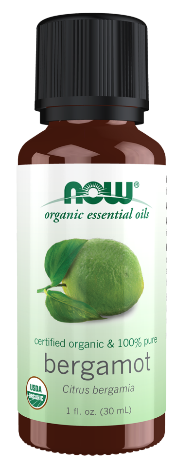 Bergamot Oil, Organic - 1 fl. oz. Bottle Front