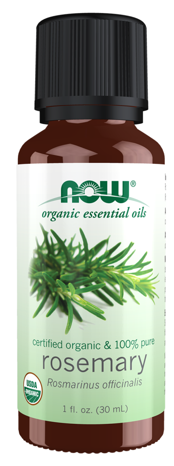 Rosemary Oil, Organic - 1 fl. oz. Bottle Front