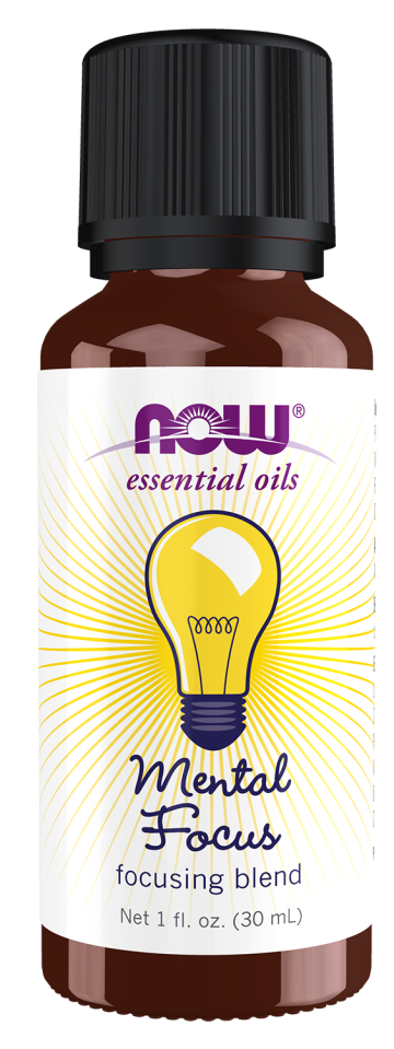 Mental Focus Oil Blend - 1 fl. oz. Bottle Front