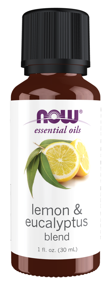 Lemon & Eucalyptus Oil Blend - 1 fl. oz. Bottle Front
