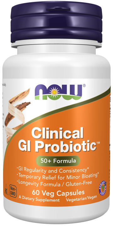Clinical GI Probiotic™ - 60 Veg Capsules Bottle Front