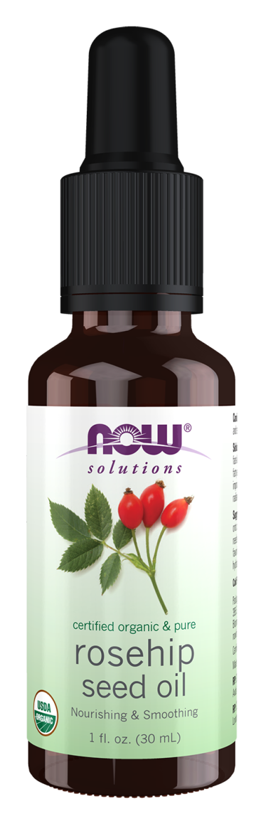 Organic Rose Hip Seed Oil - 1 fl. oz. Bottle Front