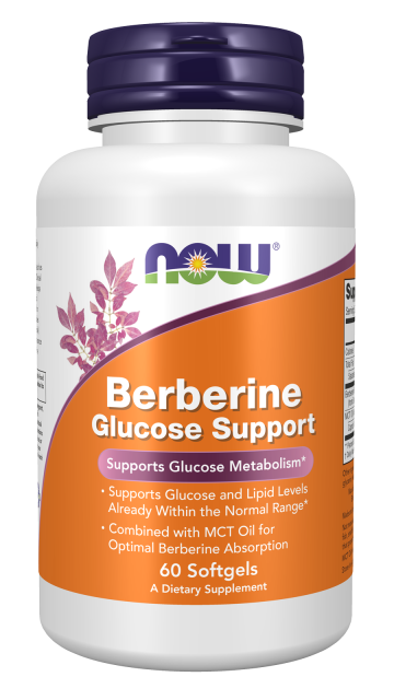 Berberine Glucose Support - 60 Softgels Bottle Front